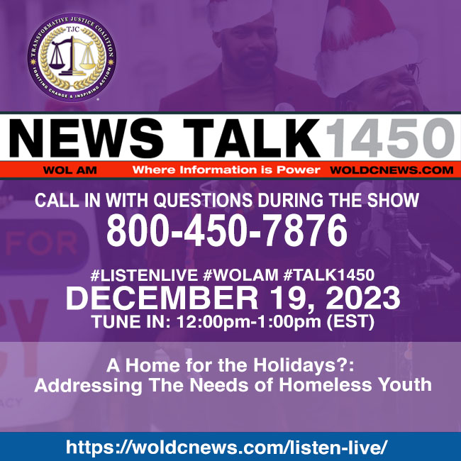 #TalkRadio – December 19: A Home for the Holidays?: Addressing The Needs of Homeless Youth