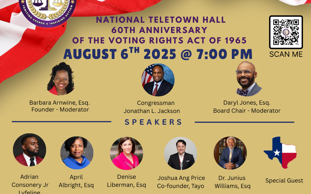 60th Anniversary – Voting Rights National Teletown Hall